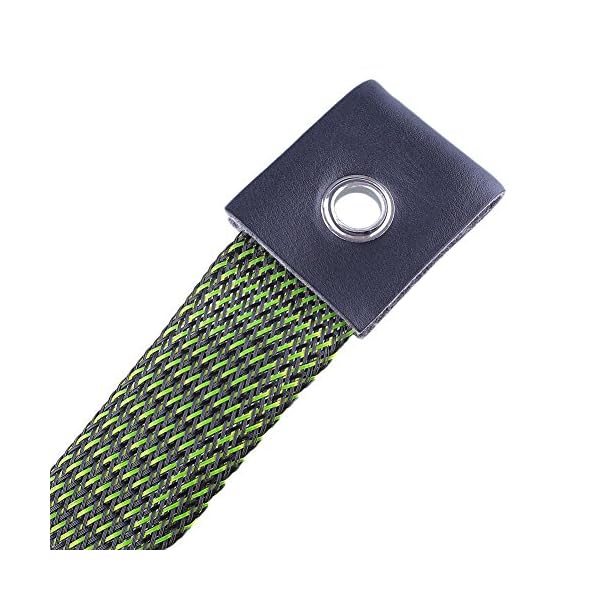 Isafish-Braided-Fishing-Rod-Covers-Sock-Spinning-Casting-Rod-Bundle-Sleeve-Expandable-56ft-Fishing-Gloves-Protector-BlackGreen