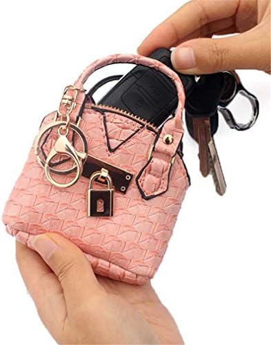 Ellabag Women Clutch Coin Purse Mini Handbag Model Change Purse Lady Key Card Holder pink