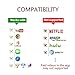 Compatible with Phone to HDMI Adapter Cable, DSTHISAR HDMI Digital AV Adapter 1080P HDTV Cord Converter for Phone Xs Max XR X 8 7 6 Plus Pad Pro Air Mini Pod - Plug and Play(Red)   