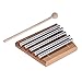 ammoon Children Kids Toddler 5-Tone Tabletop Chimes Educational Musical Toy Percussion Instrument with Mallet