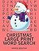 Christmas Large Print Word Search: 25 Christmas Themed Word Search Puzzles (Christmas Word Search)
