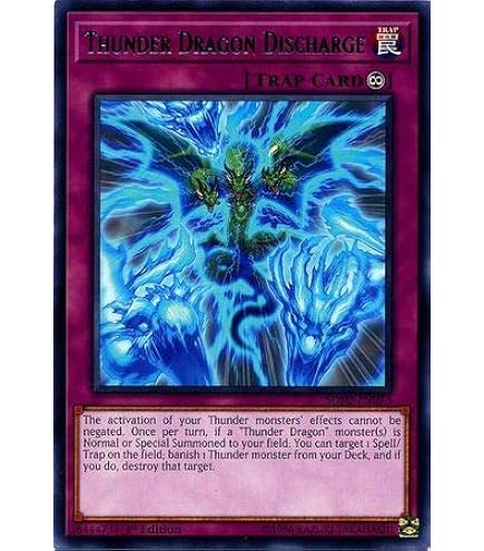 Amazon.com: Yu-Gi-Oh! - Thunder Dragons' Hundred Thunders - SOFU-EN072 -  Rare - 1st Edition
