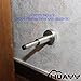 HUAYY Stainless Steel Door Stopper,3.5 inch Bedroom, Kitchen,Low Weight Bathroom Door Stop Hydraulic Buffer Sound Dampening Bumper Wall Protector Wall Mount