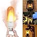 tento Lighting Flame Effect Halloween LED Bulbs E26 Realistic Fire Lamps Upside Down Gravity Sensor Halloween Christmas Lighting Decoration