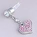 2pcs Dust Caps for Phone, Love Heart Shape Dangle Earphone Jack Accessories Dust Plug Lovely Decor for Iphone 6s 6 Ipad Samsung Galaxy s7 s6 note5 Other Cellphone 3.5mm Ear Jack