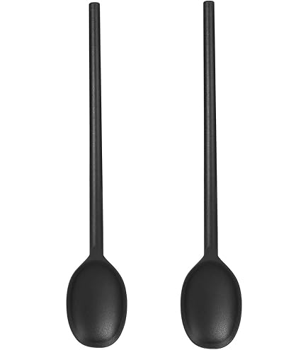 Rice Geschirr Gourmac Black Melamine 8-3/8 Rice Spoon Teelöffel Rice Geschirr Gourmac Black Melamine 8-3/8 Rice Spoon Teelöffel