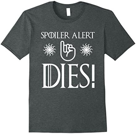 Mens Spoiler Alert: Little Finger (Icon) Dies T-Shirt 2XL Dark Heather