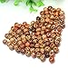 100 Pcs 10mm Fashion Mixed Eye-catching Wood Round Beads for Jewelry Making DIY