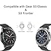 Samsung Gear S3 Watch Band, Stainless Steel Smart Watch Replacement Wrist Bracelet Band For Samsung Gear S3 Frontier Classic Strap + Tempered Glass Screen Protector + Pin Link Remover Tool Black