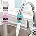 ShareJ Healthy Medical Stone Magnetized Water Filter System Household Faucet Tap Water Purifier for Kitchen Bathroom (Random)