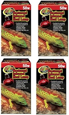 zoo med nocturnal infrared heat lamp 50w