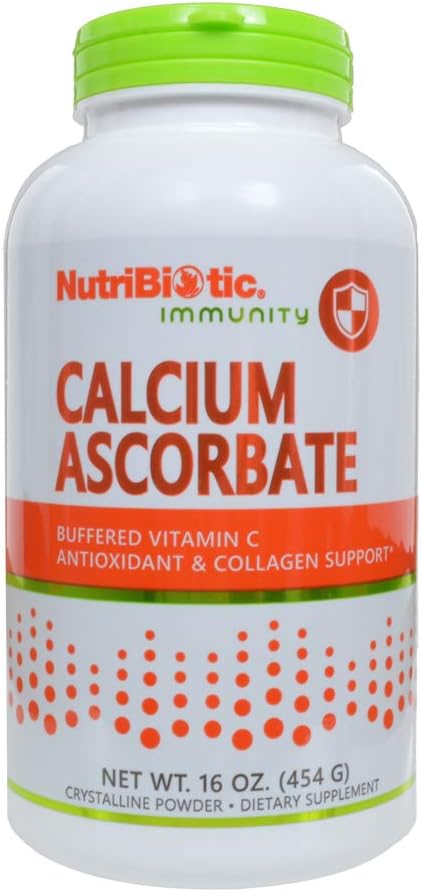 Nutribiotic Calcium Ascorbate Powder, 16 Ounce