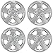 Hub-caps for 08-13 Nissan Rogue (Pack of 4) Wheel Covers 16 inch Snap On Chrome