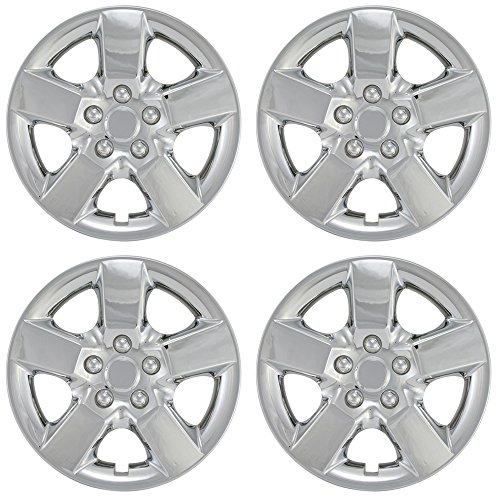 Hub-caps for 08-13 Nissan Rogue (Pack of 4) Wheel Covers 16 inch Snap On Chrome