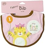 Creative Converting Sweet at One Girls First Birthday Fabric Bib