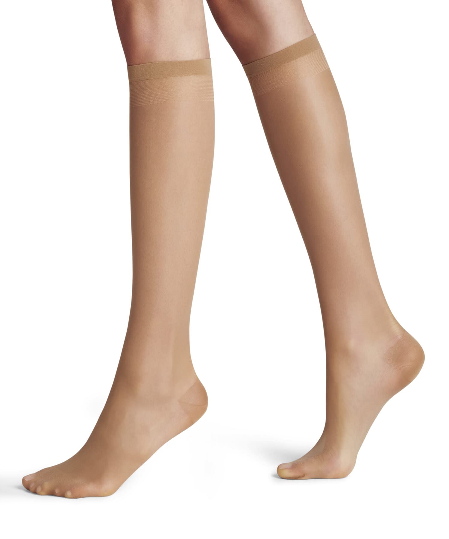 FALKE Women's Vitalize 20 DEN W Kh Sheer With Compression 1 Pair Knee-High Socks, Skin colour Powder 4069, 5.5-8