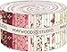Burgundy & Blush Strips 40 2.5-inch Strips Jelly Roll Maywood Studio