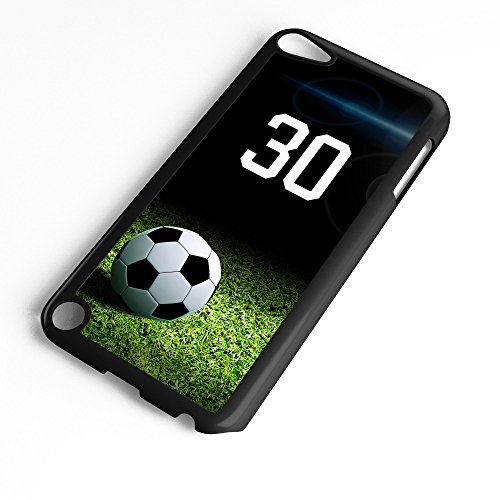iPod Touch Case Fits Generation 6 Soccer Ball Saturday Night Lights Any Custom Jersey Number 30 Black Plastic