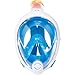 TRIBORD SUBEA Easybreath Full Face Snorkel Mask Anti-Fog (Latest Version) with Camera Fixation and Microfiber Cloth 6.6