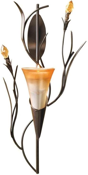 Dawn Lily Candle Holder Home Accent Decor Wall Sconce: Home & Kitchen