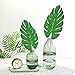 72 Pcs 6 Kinds Artificial Palm Leaves with Faux Monstera Leaves, Stems Tropical Plant, Simulation Safari Leaves for Hawaiian Luau Party, Jungle Beach Theme Decorations for Table Decoration Accessories
