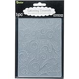 Darice Embossing Folder Scroll Background 4.25 X