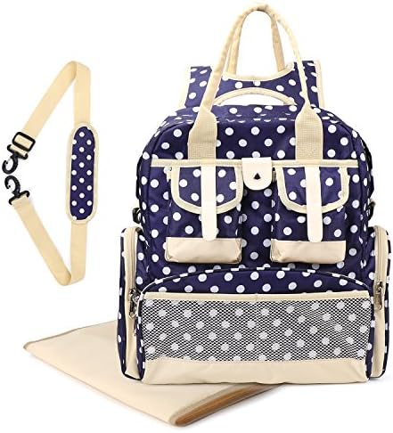 Large Capacity Diaper Tote Bag for Mom Ryboom Waterproof Fabric Baby Bag Stylish Travel Bag