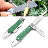 Katoot@ Garden Tree Knife Seedling Budding Grafting Cutter Foldable Plant Bark Cutting Tools Blade Plants Bonsai Gardening Tools Pruning