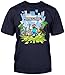 JINX Men's Minecraft Adventure with Logo T-Shirt, Small, Navy Blue