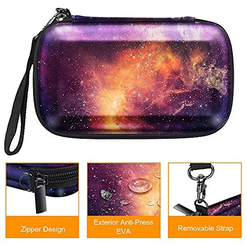 Fintie Carrying Case for Nintendo New 2DS XL LL/New 3DS / 2DS / 3DS XL LL, Protective Hard Shell Portable Travel Cover Pouch with Game Card Slots & Inner Pocket, Galaxy