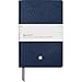 Montblanc Open Diary Indigo #147 Fine Stationery 115622 – Elegant Notebook with Leather Binding and Lined Pages for Daily Planning – 1 x (3.5 x 5.5 in.)