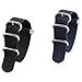 Watch Band NATO Straps 2Pcs Replacement Heavy Duty Nylon Straps with Stainless Steel Buckle (20, Black,Blue)