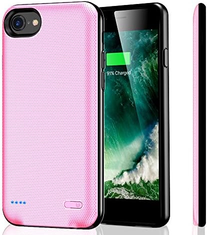 iPhone 6Plus 6SPlus 7Plus Battery Case, HejSol 4000mAh Ultra Slim Rechargeable Portable Charging Case Power Bank for iPhone 6P 6SP 7P (5.5inch) Battery Pack Juice Bank (PK)