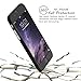 Pandawell iPhone 6S Plus Case, trade; 360 Degree All-round Full Body Protection Hard Slim Case with Tempered Glass Screen Protector for Apple iPhone 6 Plus/6S Plus 5.5 inch (Black)