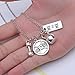 RINHOO Unisex Stainless Steel Dumbbell Charm Fitness Weightlifting Gym Pendant Necklace(ME vs ME)