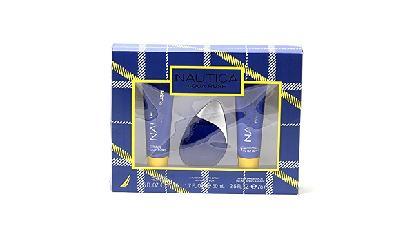 Nautica Aqua rush for men 3pcs gift set by nautica (746480031560)