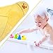 AZBABY Hooded Bath Towel Wrap for Toddlers and Kids, Best for Bath, Pool, and Beach, Yellow Duck