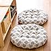 NOVWANG Cotton & Linen Round Floor Pillow Cushion Japanese Style Futon Seat Cushion Thicken Chair Wave Window Pad 21