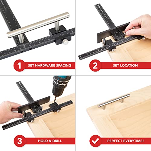 The Original Hardware Jig Adjustable Template for Fast and Accurate Installation of