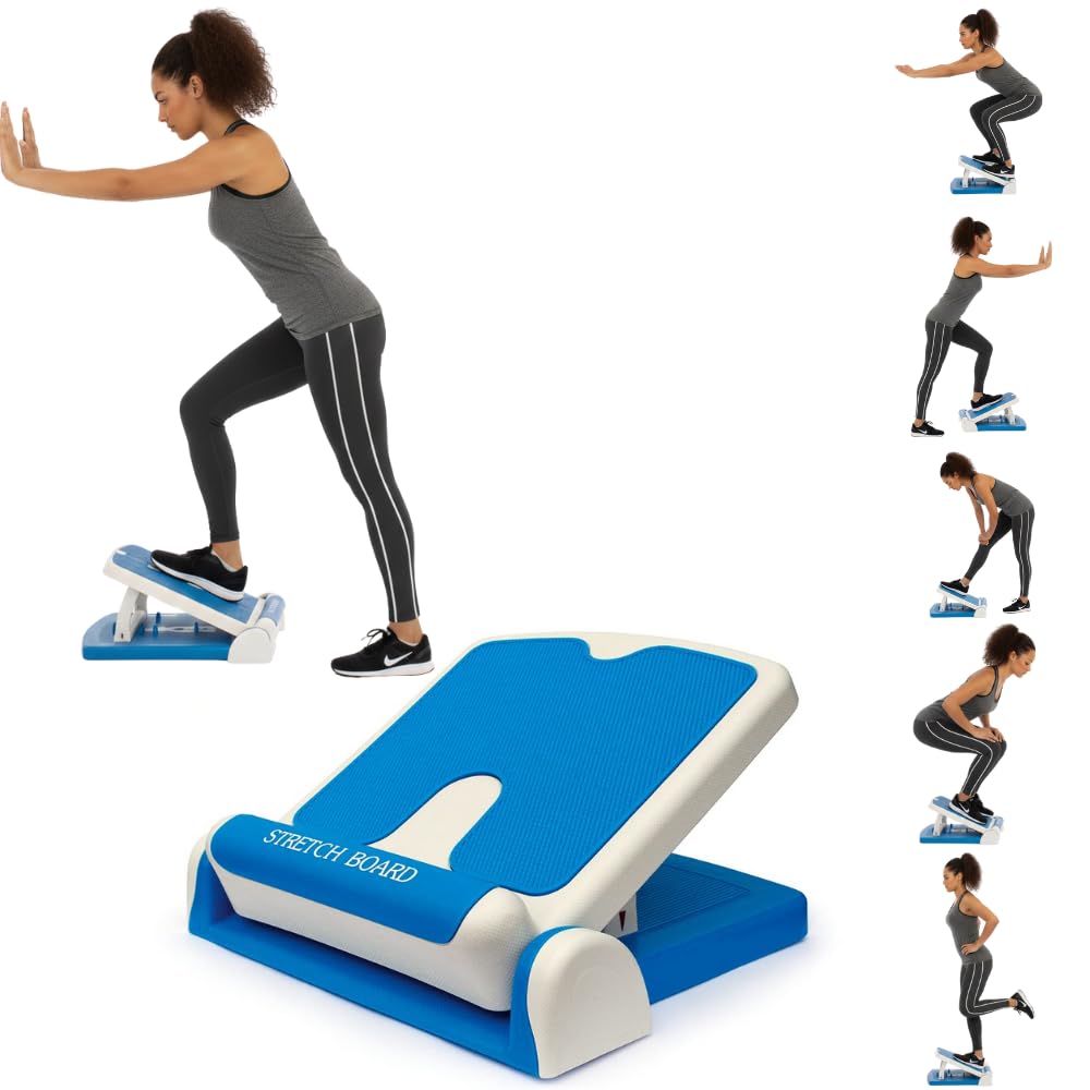 PHYSIOWORX® Stretch Calfs Robust Stretch Board | Helps Relieve Pain of Plantar Fasciitis and Tight Calf’s | NHS Recommended Device | Slant Board Folds Aways - Lasts Forever