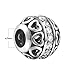 SOUFEEL Charm Beads for Bracelets Sterling Silver S925 Crystal Beads Bulk for Bracelet Necklace Jewelry Making Supplies Large Holes Spacer Beads for Snake Chain Bracelets