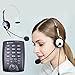 Arama Call Center Dialpad with Headset Corded telephone with headset for Office Business and Home