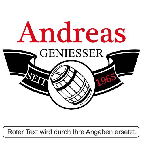polar-effekt Whiskyglas Personalisiert 320 ml Trink-Glas für Whiskey, Rum und Scotch - Geschenk-Idee für Männer - Motiv-Gravur Banner mit Fass – Bild 4