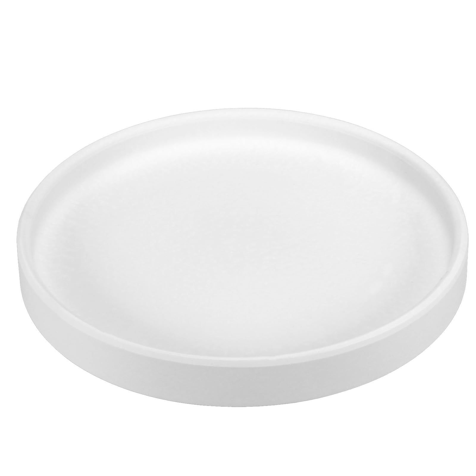 PATIKIL 6 Inch Round Ceramic Plant Saucer, Plant Saucer Tray Flower Planter Drip Tray for Indoors Outdoors Patio Balcony, White