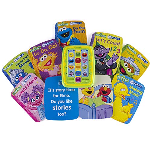 Sesame Street Me Reader Jr Electronic Reader and 8 Book Library PI