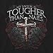 My Savior is Tougher than Nails 3 - Christian Shirt (X-Large), Black