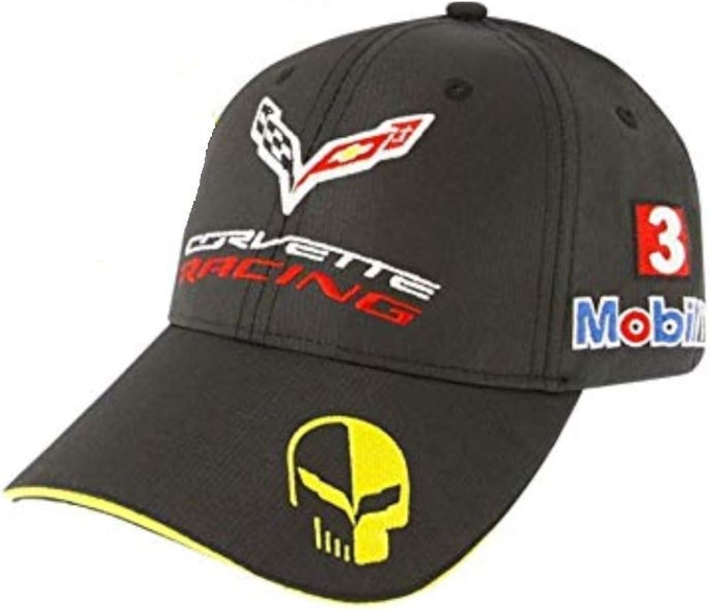 C7 Corvette Racing Jake Team Hat/Cap Embroidered Black Amazon.ca Clothing & Accessories
