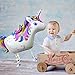 SOTOGO 2 Pieces Walking Unicorn Balloons Pet Balloons Unicorn Balloon Air Walkers