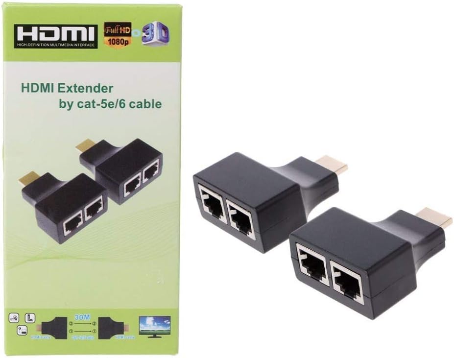 With 100 Quality And 100 Service Shinebear 2pcs Set Hdmi To Dual Rj45 Female Cat5e Cat6 Utp Lan Ethernet 1080p Hdmi Extender Converter Adapter For Hdtv Hdpc Ps3 Stb Cable Length Other