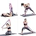 Stretching Strap with Loops for Physical Therapy-Yoga Strap for Stretching - Hamstring Stretch Strap with 10 Loops - FlexStrap for Lower Back Pain - Stretching Exercise Instructions